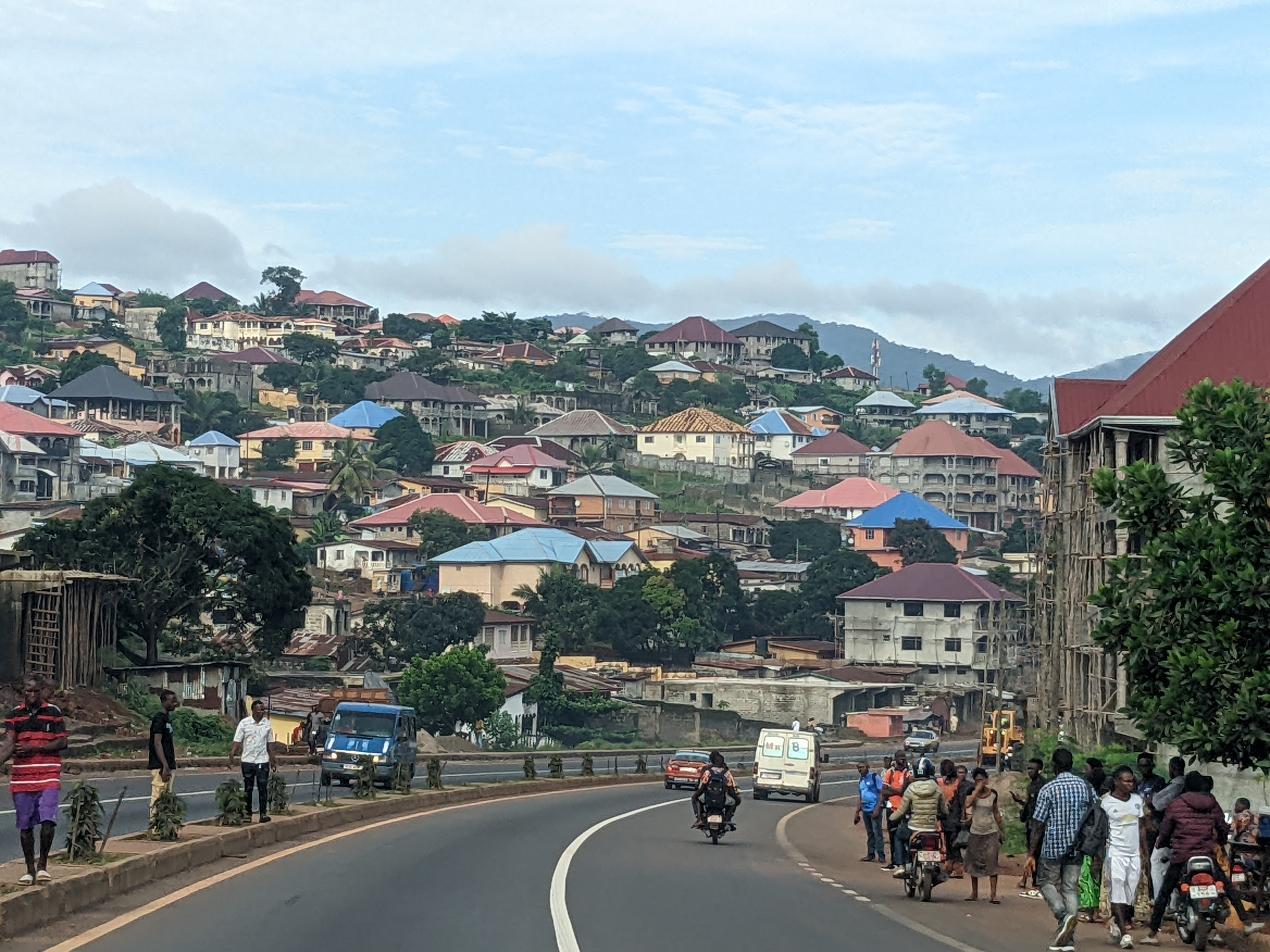 Road into Freetown